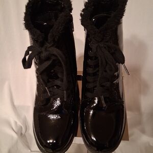Kids Black Boots